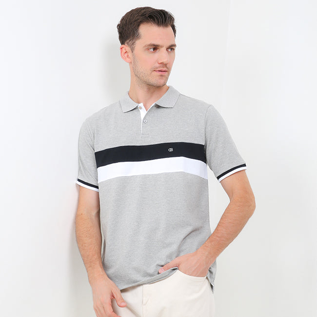 Obermain Pakaian Pria Polo Dezmond In Grey