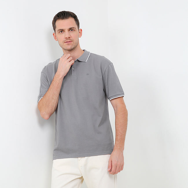 Obermain Pakaian Pria Polo Danny In Grey