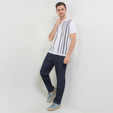 Obermain Men Tops Famous In White