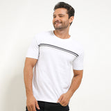 Obermain Pakaian Pria T Shirt Voila In White