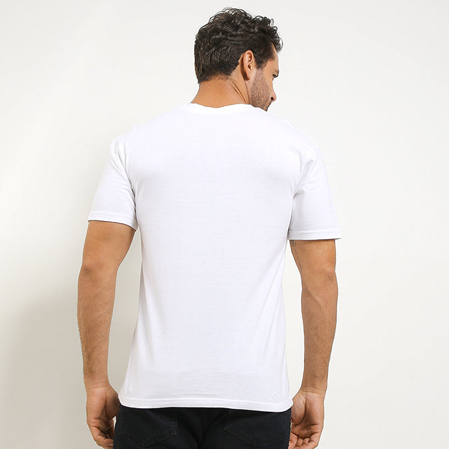 Obermain Pakaian Pria T Shirt Voila In White