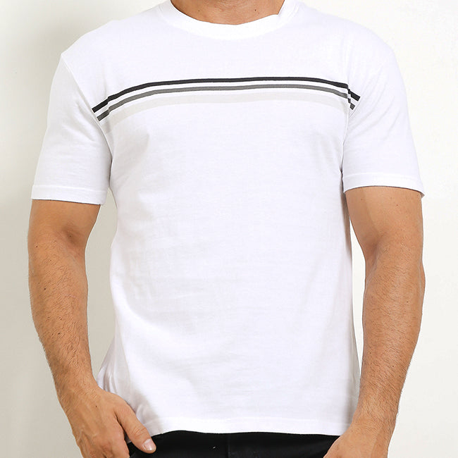Obermain Pakaian Pria T Shirt Voila In White