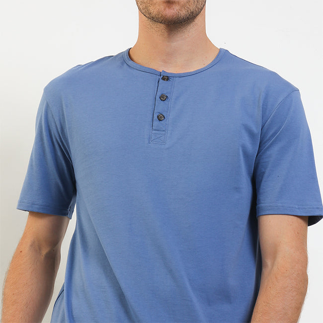 Obermain Pakaian Pria T Shirt Collin In Blue