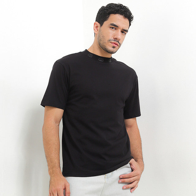 Obermain Pakaian Pria T Shirt Damascus In Black