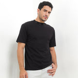 Obermain Pakaian Pria T Shirt Damascus In Black