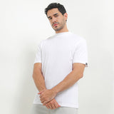 Obermain Pakaian Pria T Shirt Damascus In White