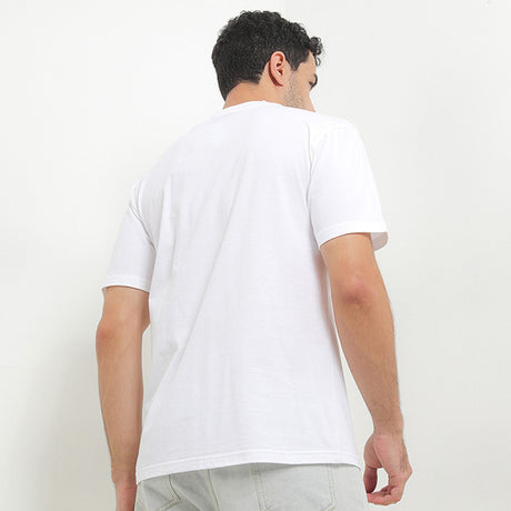 Obermain Pakaian Pria T Shirt Damascus In White