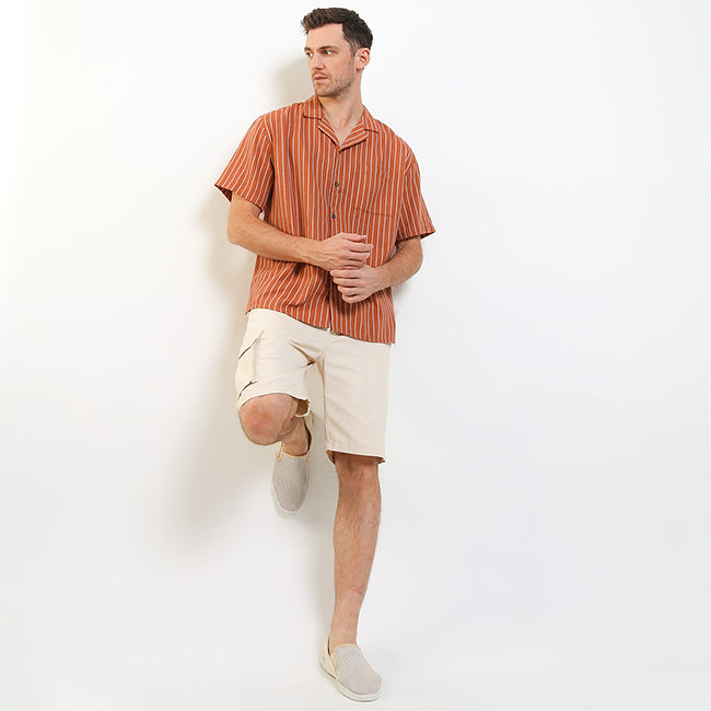 Obermain Pakaian Pria Shirt Salvador In Brown