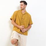 Obermain Pakaian Pria Shirt Salvador In Mustard