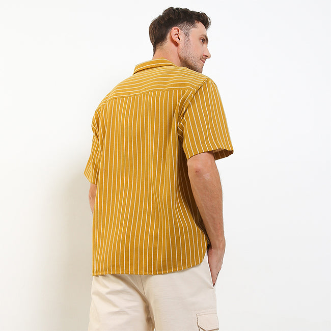 Obermain Pakaian Pria Shirt Salvador In Mustard