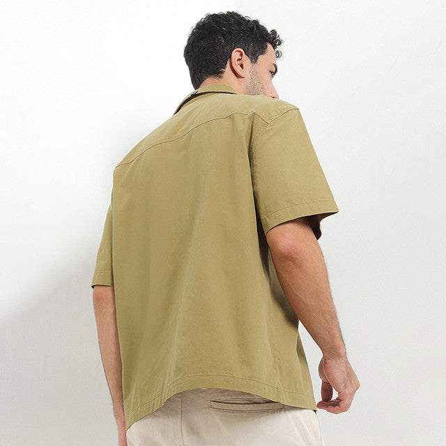 Obermain Pakaian Pria Shirt Dion In Brown