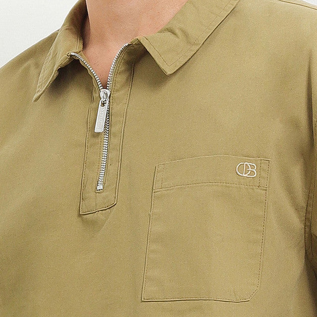 Obermain Pakaian Pria Shirt Dion In Brown