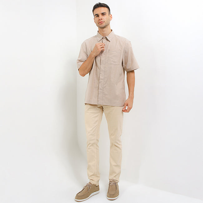 Obermain Pakaian Pria Shirt Drake In Khaki