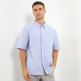 Obermain Pakaian Pria Shirt Drake In Light Blue