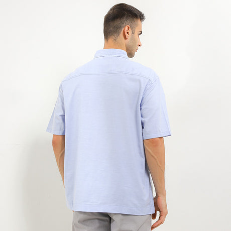 Obermain Pakaian Pria Shirt Drake In Light Blue