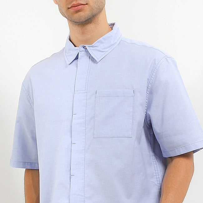 Obermain Pakaian Pria Shirt Drake In Light Blue