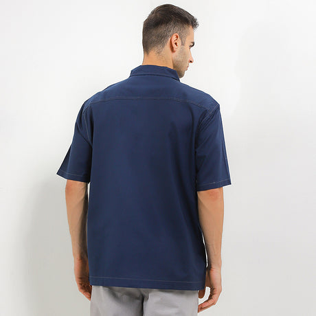 Obermain Pakaian Pria Shirt Drake In Navy