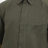 Obermain Pakaian Pria Shirt Drake In Olive