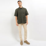 Obermain Pakaian Pria Shirt Drake In Olive