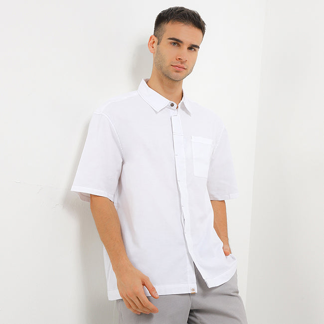 Obermain Pakaian Pria Shirt Drake In White