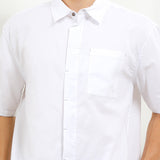 Obermain Pakaian Pria Shirt Drake In White