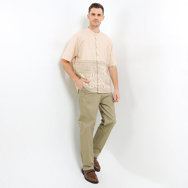 Obermain Pakaian Pria Shirt Eaden In Khaki
