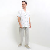 Obermain Men Tops Fanta In White