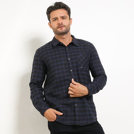 Obermain Pakaian Pria Shirt Conhag In Navy