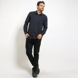 Obermain Pakaian Pria Shirt Conhag In Navy