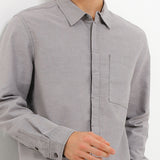 Obermain Pakaian Pria Shirt Dicky In Dark Grey