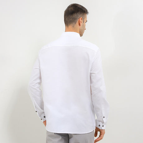 Obermain Pakaian Pria Shirt Dicky In White