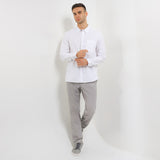 Obermain Pakaian Pria Shirt Dicky In White