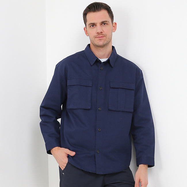 Obermain Pakaian Pria Jackets Dome In Navy