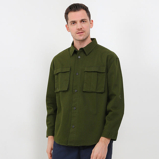 Obermain Pakaian Pria Jackets Dome In Olive