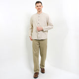Obermain Pakaian Pria Shirt Evan In Beige