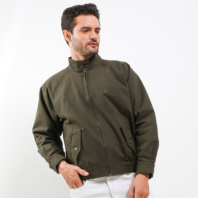 Obermain Pakaian Jaket Pria Borland In Olive