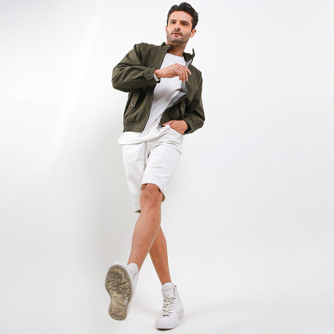 Obermain Pakaian Jaket Pria Borland In Olive