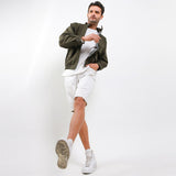Obermain Pakaian Jaket Pria Borland In Olive