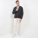 Obermain Pakaian Pria Outerwear Djockey In Dark Grey