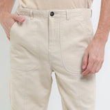 Obermain Men Bottoms Faux In Beige