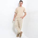 Obermain Men Bottoms Faux In Beige