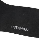 Obermain Aksesoris Pria Socks Ob Half Sock In Dk Gray / Navy / Black