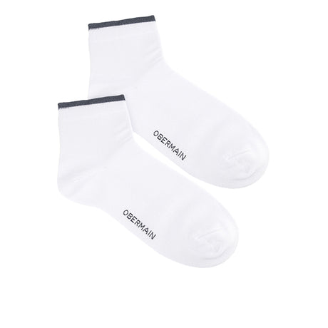 Obermain Aksesoris Pria Socks Ob Half Sock In Black / White / Navy