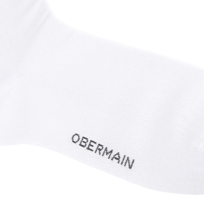 Obermain Aksesoris Pria Socks Ob Half Sock In Black / White / Navy