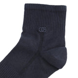 Obermain Aksesoris Pria Socks Ob Half Sock In Lt Gray / Navy / Black