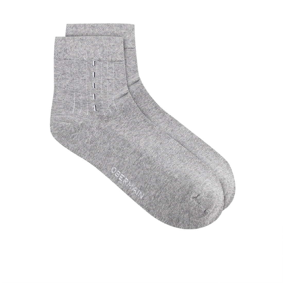 Obermain Aksesoris Pria Socks Ob Half Sock In All Light Gray
