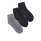Obermain Men A-Ob Half Sock In Bk/Nv/Dgy