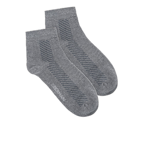 Obermain Men A-Ob Half Sock In Bk/Nv/Dgy