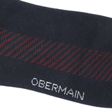 Obermain Men A-Ob Half Sock In Bk/Nv/Dgy