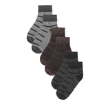 Obermain Men A-Ob Half Sock In Nv/Gy/Br